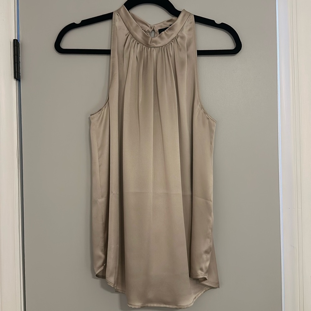 Quince washable silk halter top